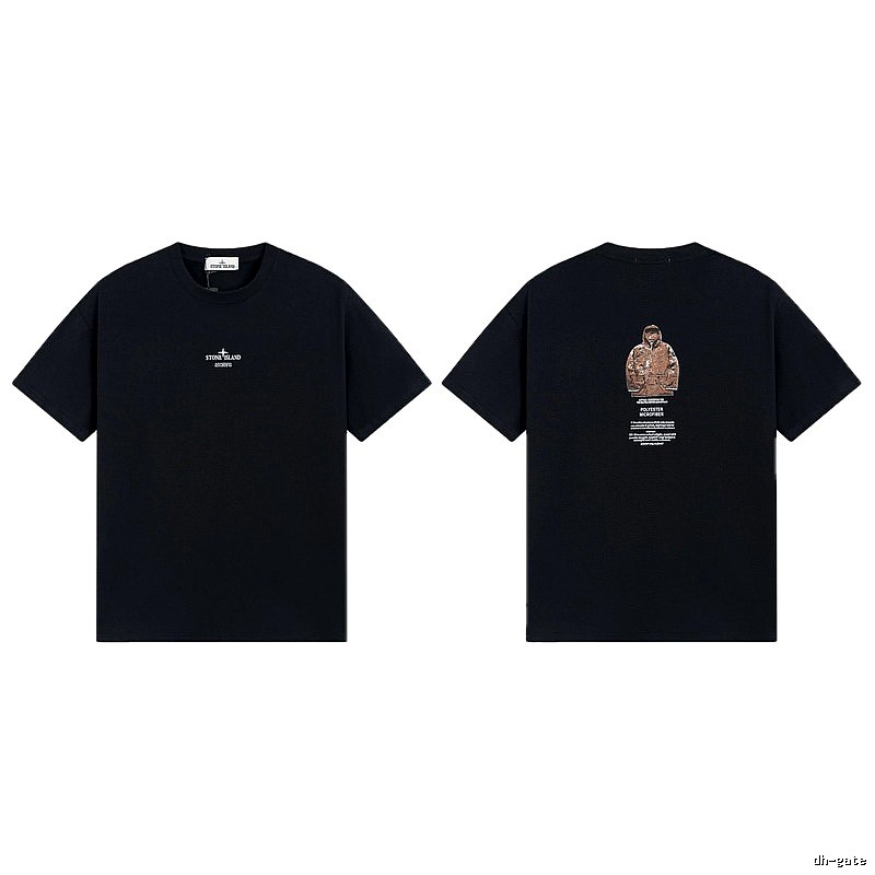 Stone Island Archive Series Street Style Black T-Shirt