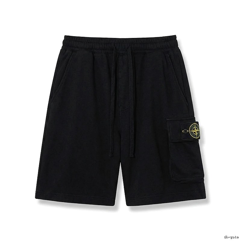 Stone Island work - style black shorts