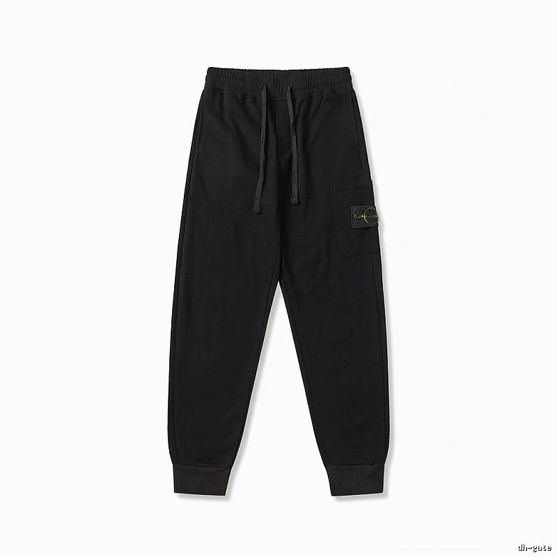 Stone Island workwear-style black sweatpants