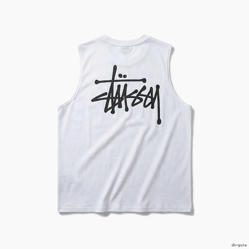 Stussy basic simple white vest
