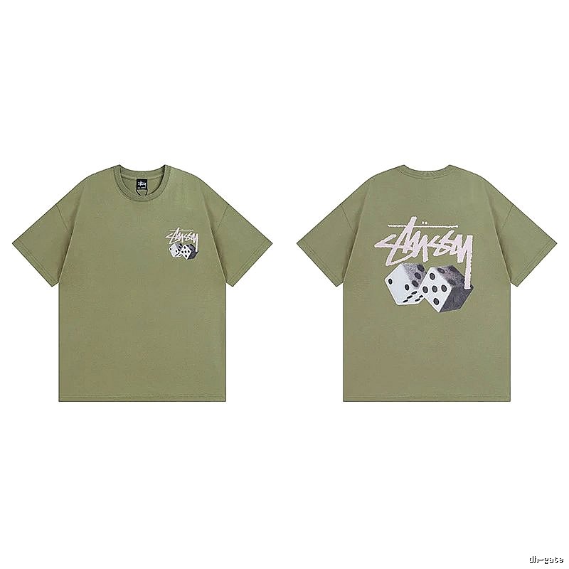 Stussy Green Spider Graphic T-Shirt Everyday Rotation Logo