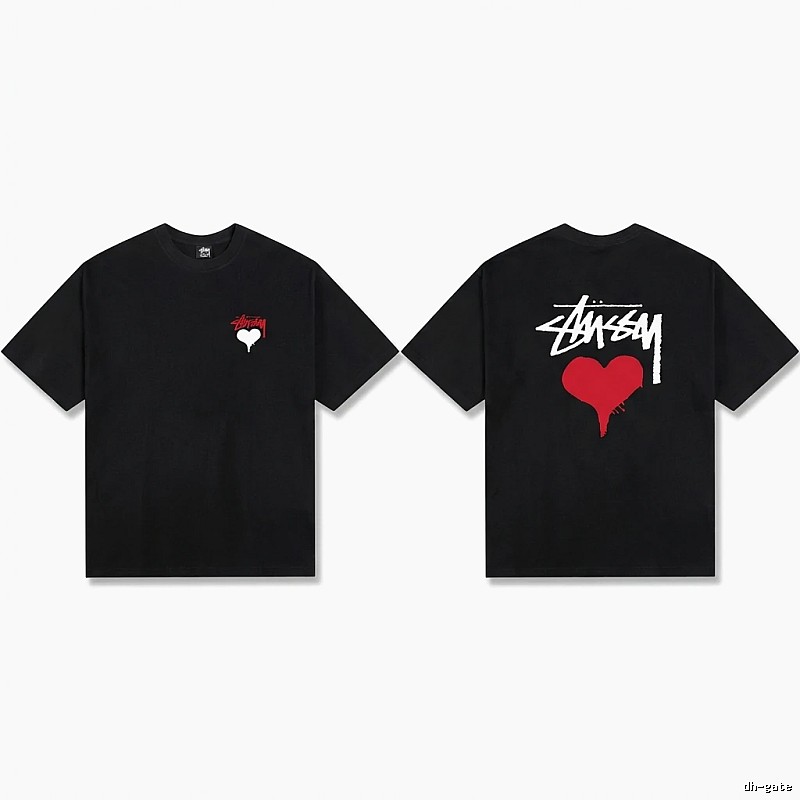 Stussy Love Graffiti Style Black T-shirt