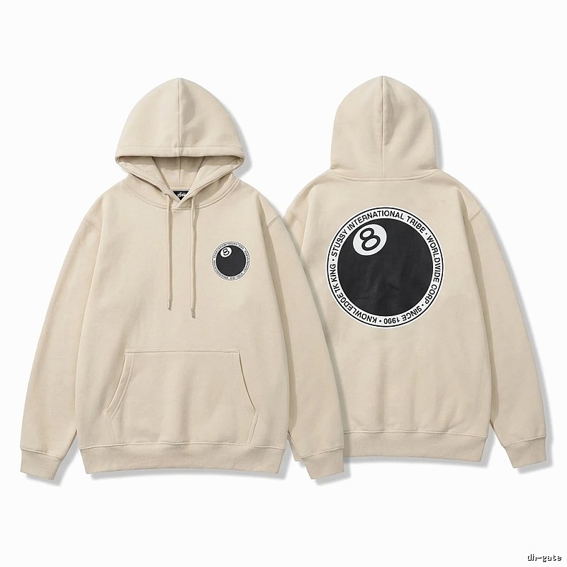 Stussy No.8 Ball Casual Style Sweatshirt