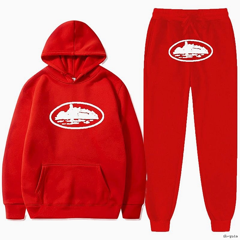 Stussy Red Tracksuit Set Clean Colorway Logo