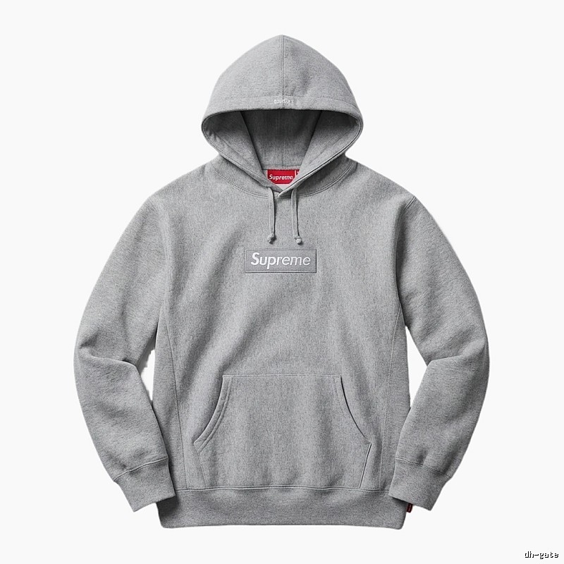 Supreme basic grey hoodie