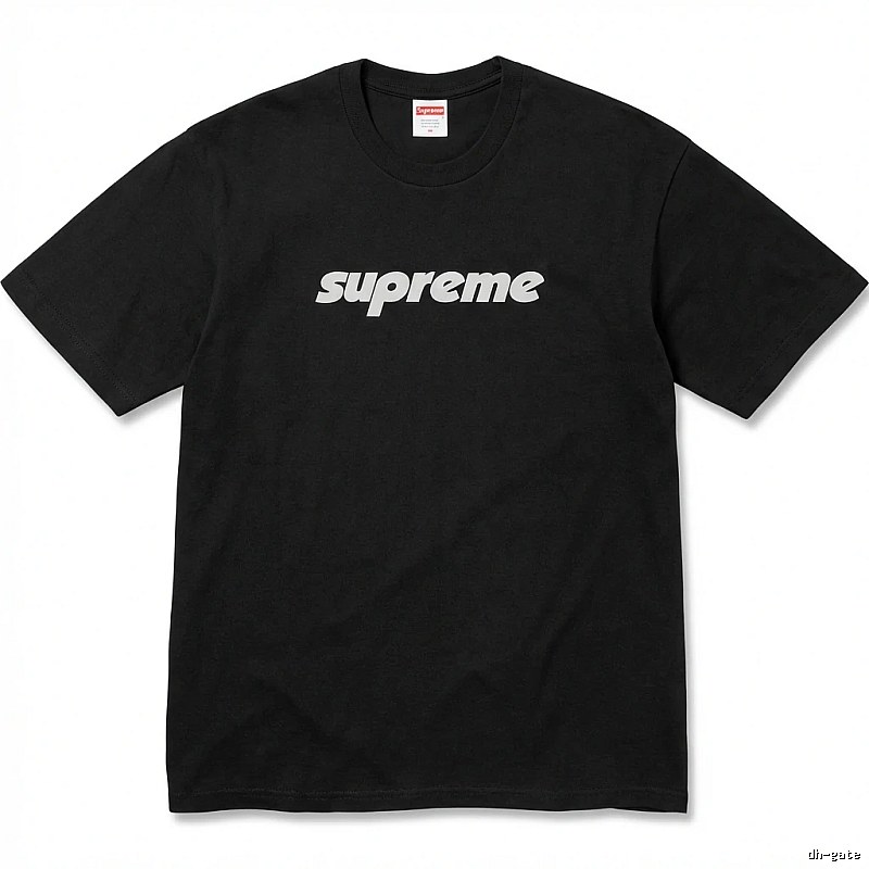 Supreme basic simple black T-shirt