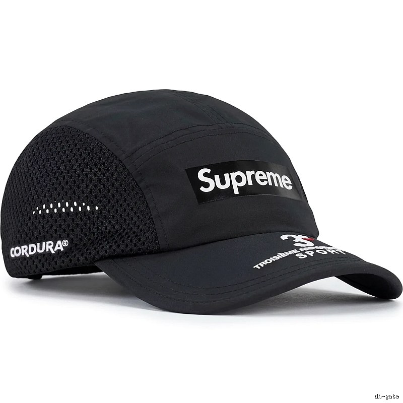 Supreme minimalist style black hat