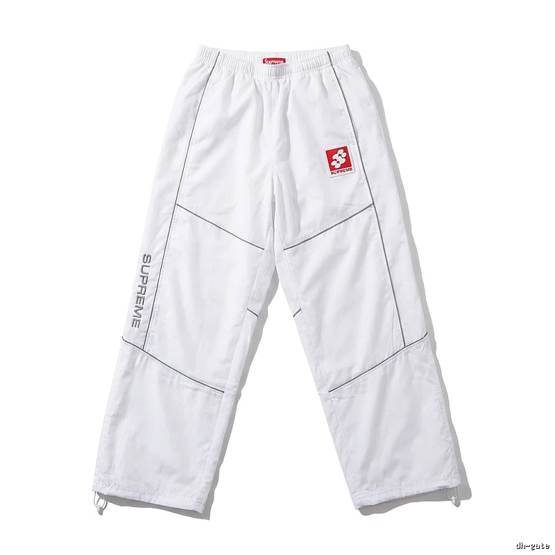 Supreme sporty white long trousers