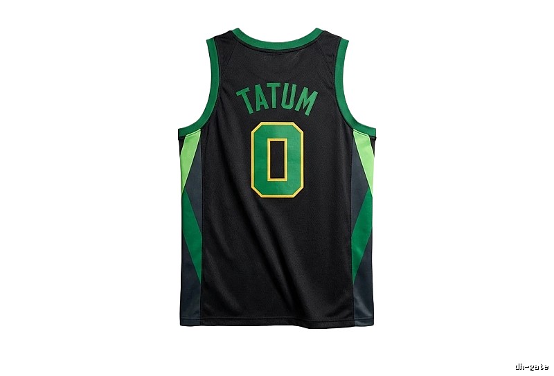 Tatum series black and green trendy brand jerseys