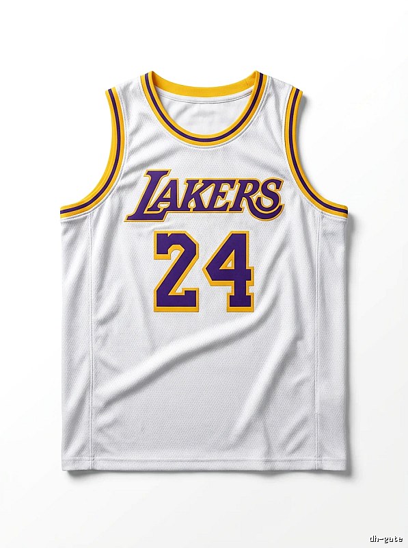 The No. 24 white jersey of the Kobe Lakers.