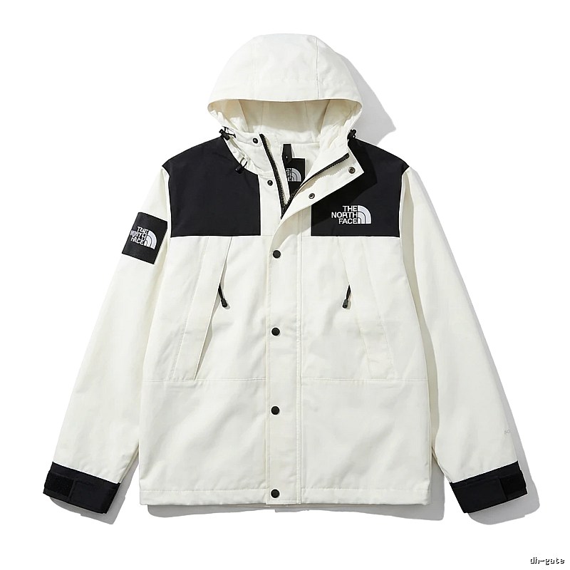 The North Face black-and-white stylish windbreaker