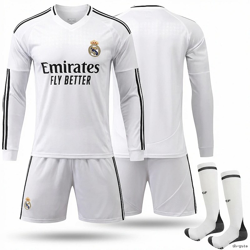 The white sporty jersey of Real Madrid.