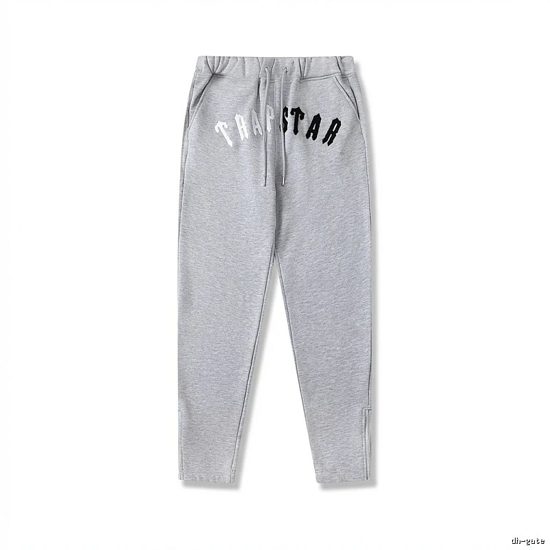 Trapstar Letter Trendy Brand Grey Sweatpants