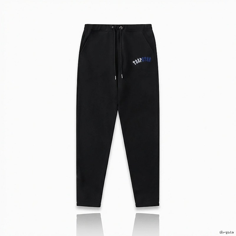 Trapstar minimalist style black sweatpants