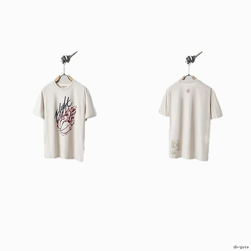 Travis Scott Cactus Co-branded Street-style Off-white T-shirt