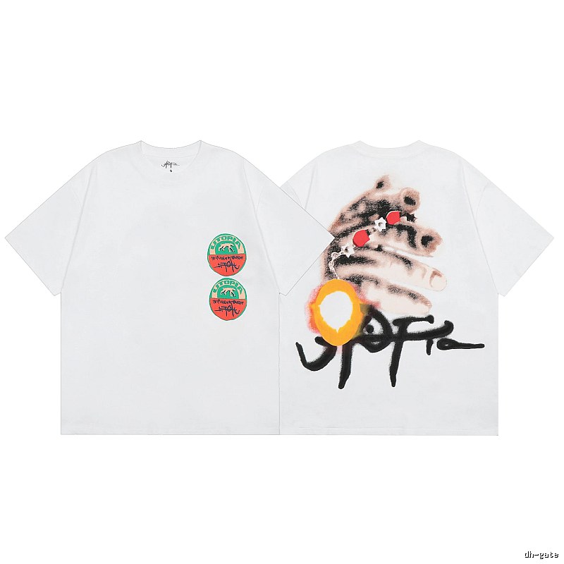 Travis Scott Easy Match Graphic T-shirt Brown Travis Scott for Everyday Use