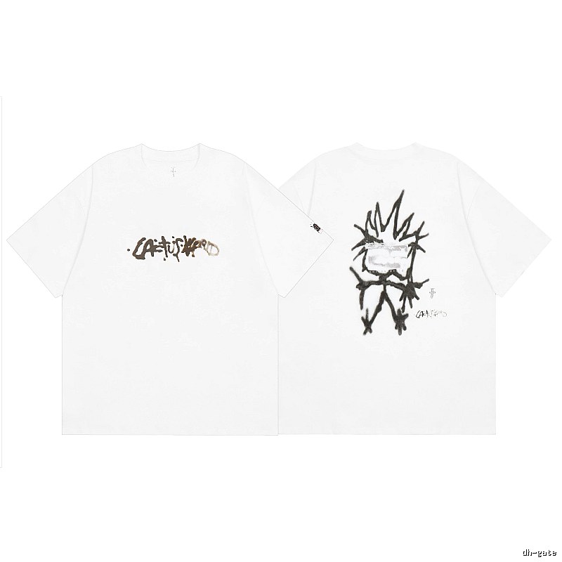 Travis Scott Gift Ready Graphic T-shirt Brown Travis Scott with Standout Detail