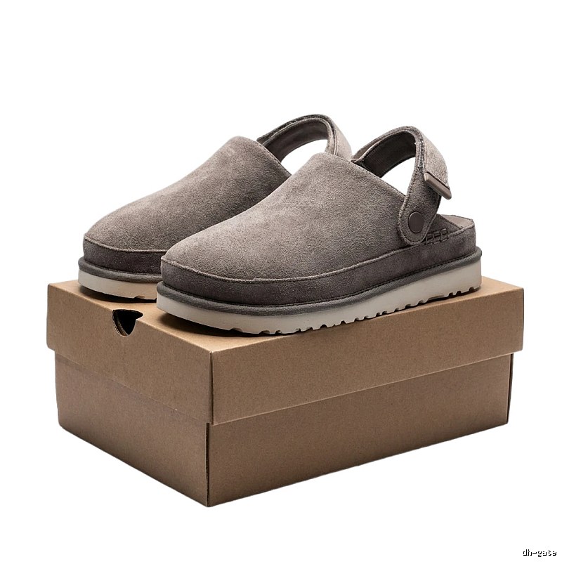UGG Classic Series Retro Grey Slippers