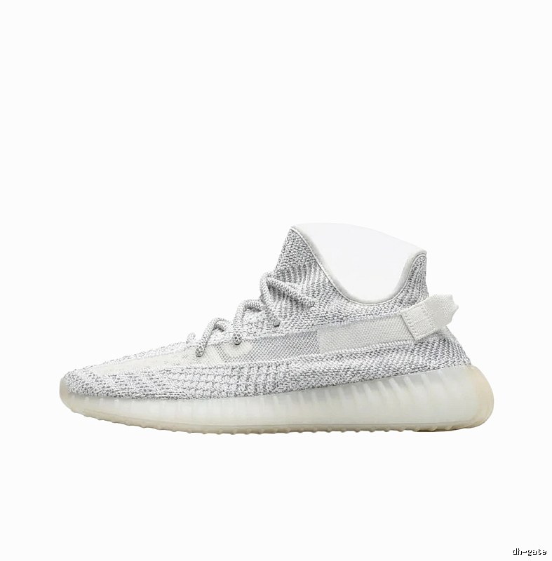 Yeezy 350 minimalist style white shoes
