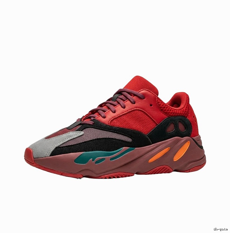 Yeezy retro style red trendy shoes